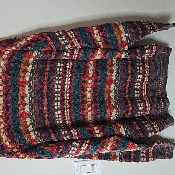 Giorgio di Firenze Mens Sweater Made In ITALY multicolor Sz Large - Picture 7 of 7